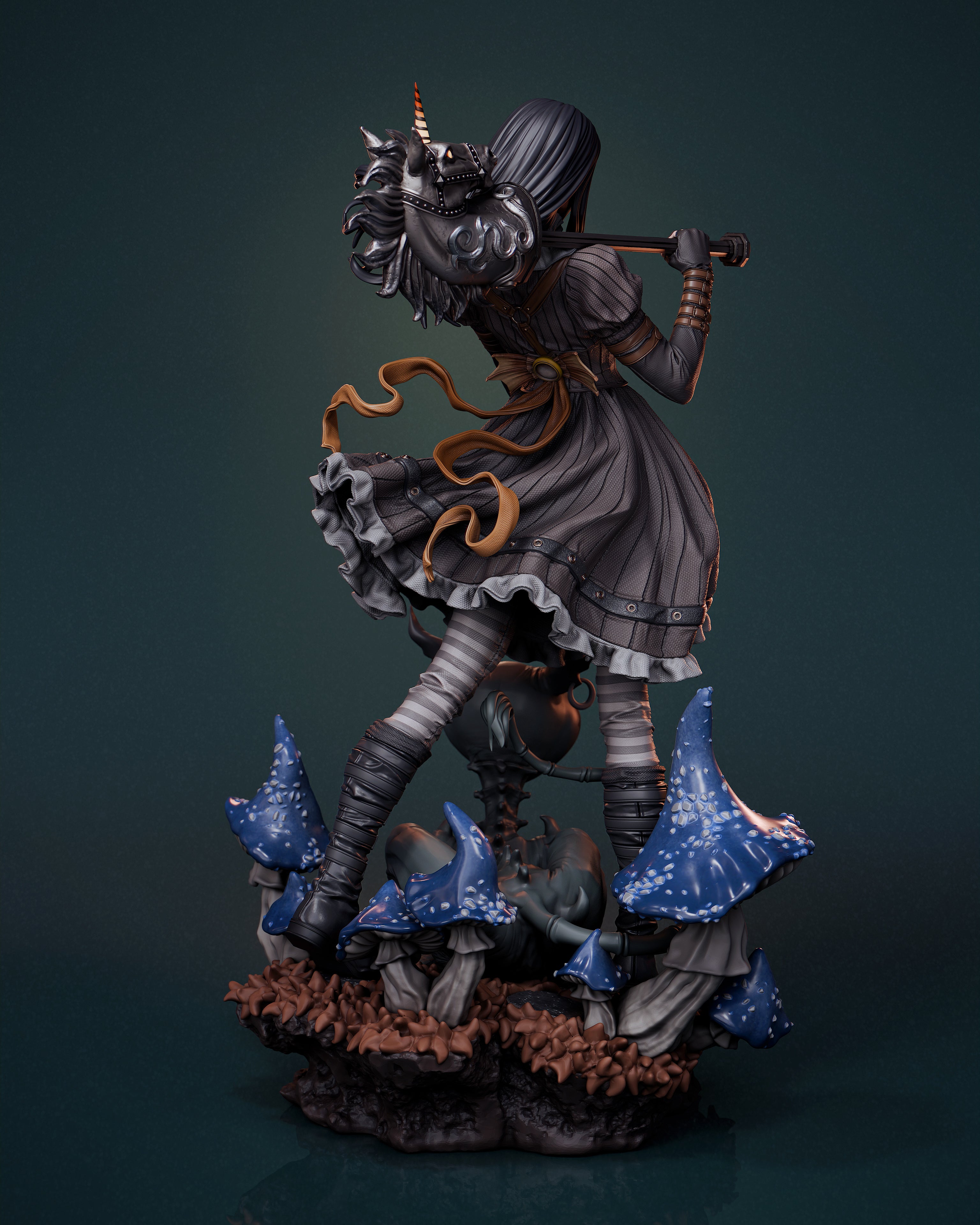 ABE3D Alice Liddell Fan Art 3D Resin Multi Scale NSFW Figure