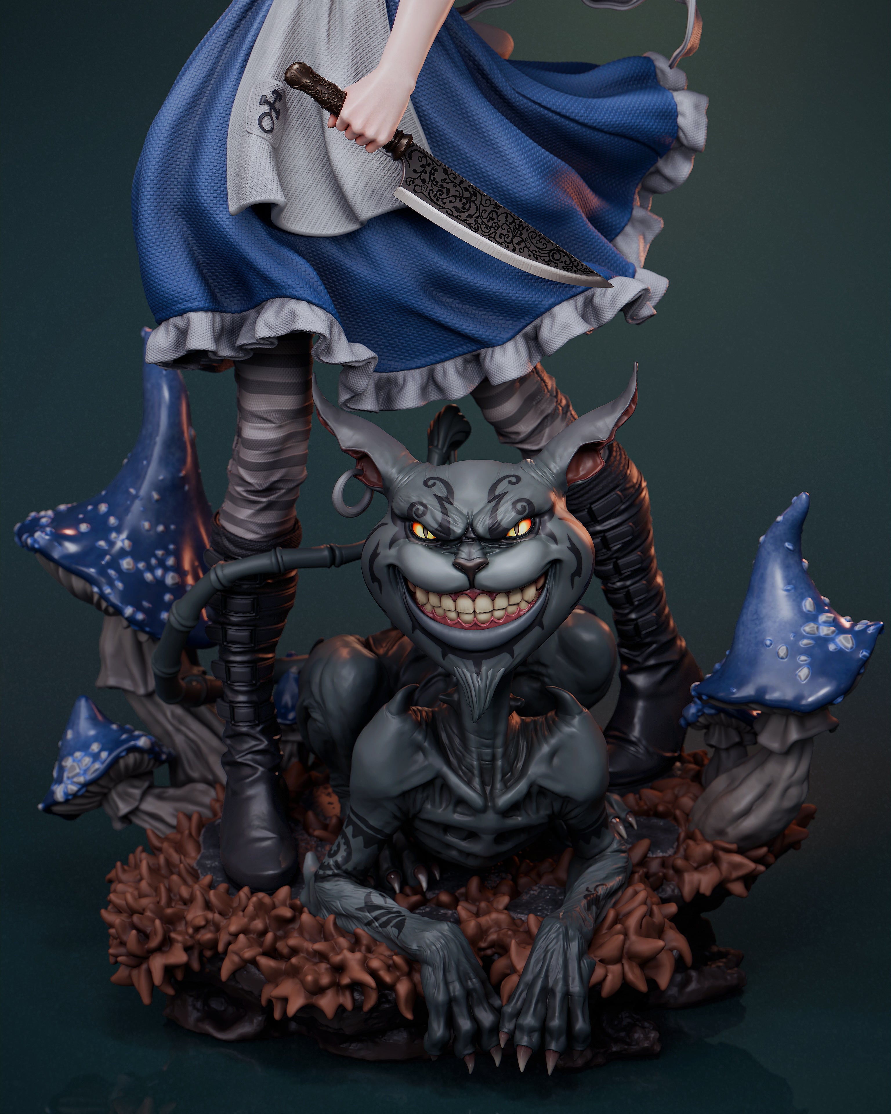 ABE3D Alice Liddell Fan Art 3D Resin Multi Scale NSFW Figure