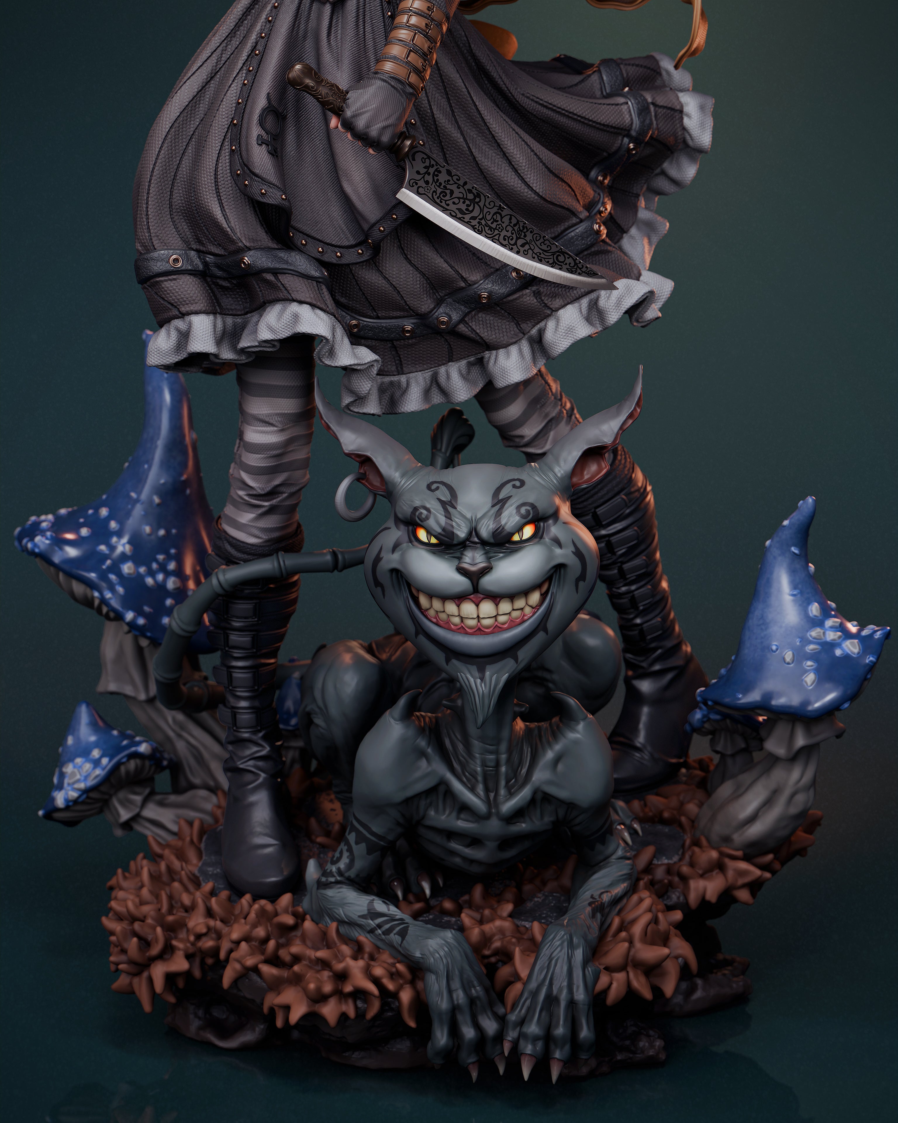 ABE3D Alice Liddell Fan Art 3D Resin Multi Scale NSFW Figure