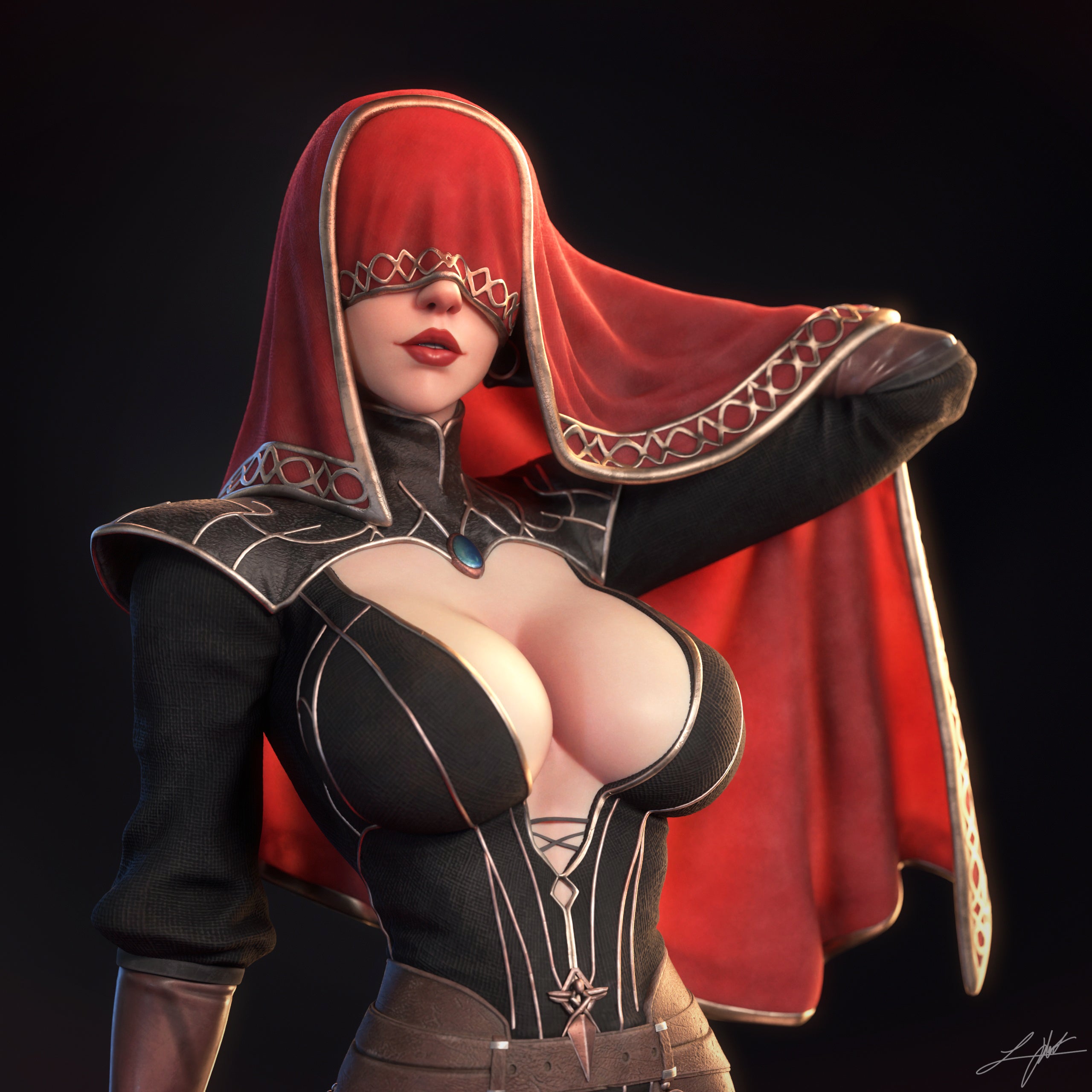 ABE3D KOTOR2 Visas Marr Fan Art 3D Resin Multi Scale NSFW Figure