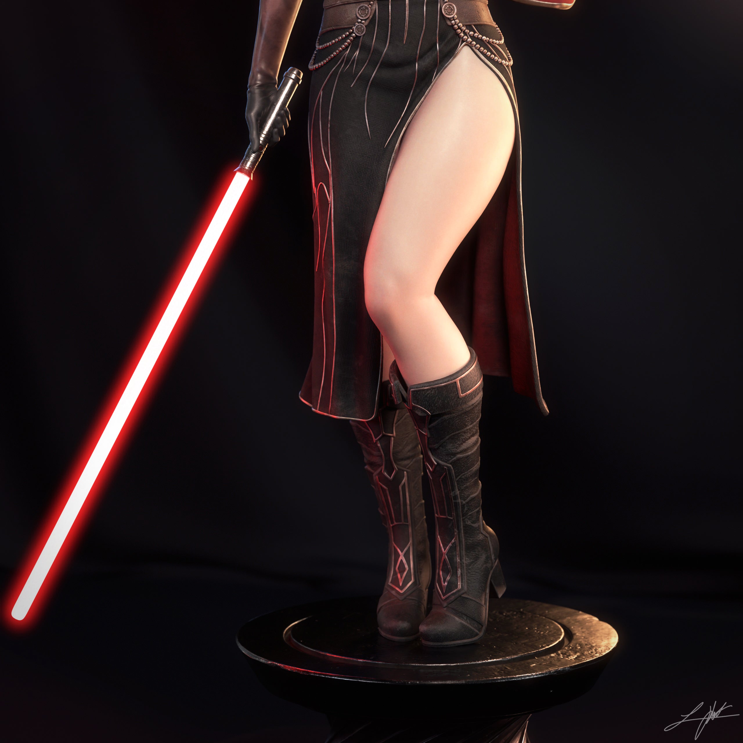 ABE3D KOTOR2 Visas Marr Fan Art 3D Resin Multi Scale NSFW Figure