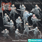 Across the Realms Battle Nun Novices – 32mm Ready-to-Ship 3D Printed Resin Model Kit