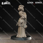 Ashen Armies Holy Shogunate Combat Medic
– 32mm Ready-to-Ship 3D Printed Resin Miniature