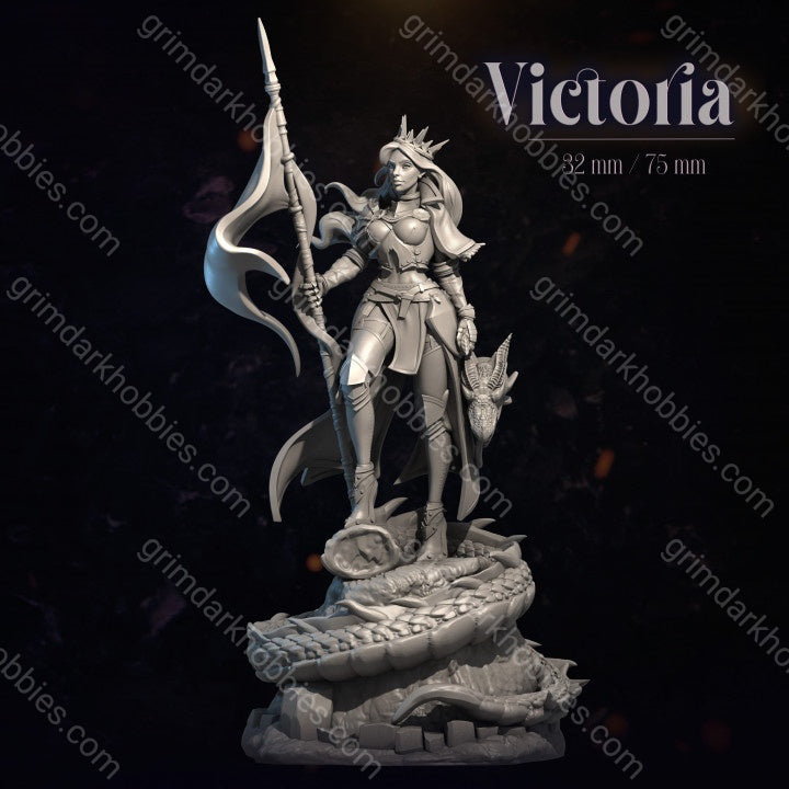 Dungeons & Maidens Victoria 32/75mm 3D Resin Miniature