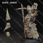 Ashen Armies Bleeding Procession War Prophet  – 32mm Ready-to-Ship 3D Printed Resin Miniature