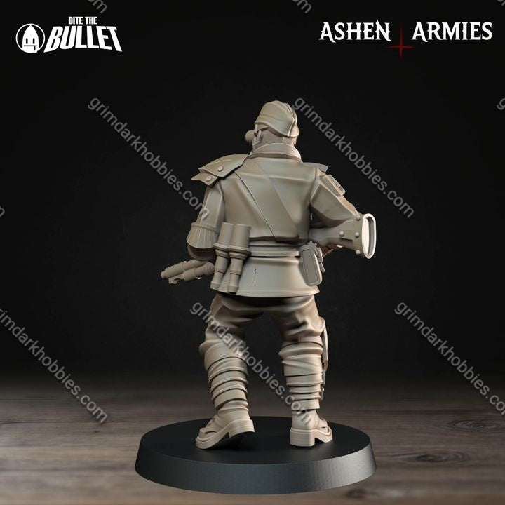 Ashen Armies Sanctified Legion Yeomen (4 Models)
 – 32mm Ready-to-Ship 3D Printed Resin Miniature