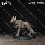 Ashen Armies Sanctified Legion Combat Dogs (4 Models)
 – 32mm Ready-to-Ship 3D Printed Resin Miniatures