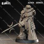 Ashen Armies Holy Shogunate Observer
– 32mm Ready-to-Ship 3D Printed Resin Miniature