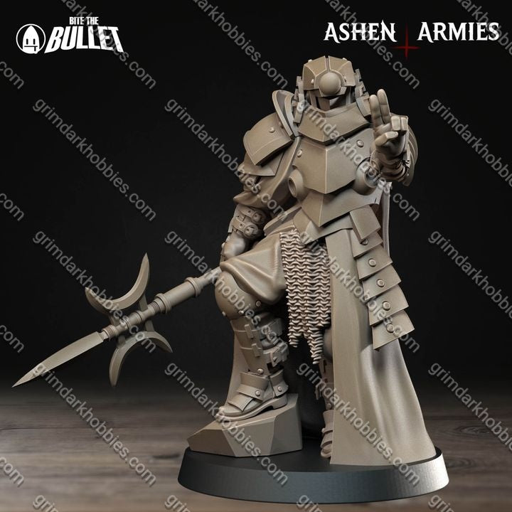 Ashen Armies Holy Shogunate Observer
– 32mm Ready-to-Ship 3D Printed Resin Miniature