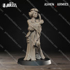 Ashen Armies Holy Shogunate Combat Medic
– 32mm Ready-to-Ship 3D Printed Resin Miniature