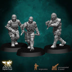 Anvil HiTech Sneaking Suits 28/32mm 3D Resin Miniatures Single-Piece