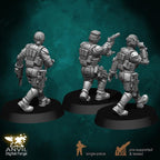 Anvil HiTech Sneaking Suits 28/32mm 3D Resin Miniatures Single-Piece