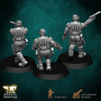 Anvil HiTech Sneaking Suits 28/32mm 3D Resin Miniatures Single-Piece