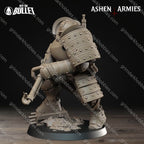 Ashen Armies Holy Shogunate Mechanized Infantry
– 32mm Ready-to-Ship 3D Printed Resin Miniature
