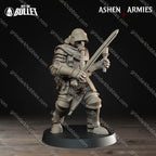Ashen Armies Sanctified Legion Shocktroopers (4 Models)
 – 32mm Ready-to-Ship 3D Printed Resin Miniatures