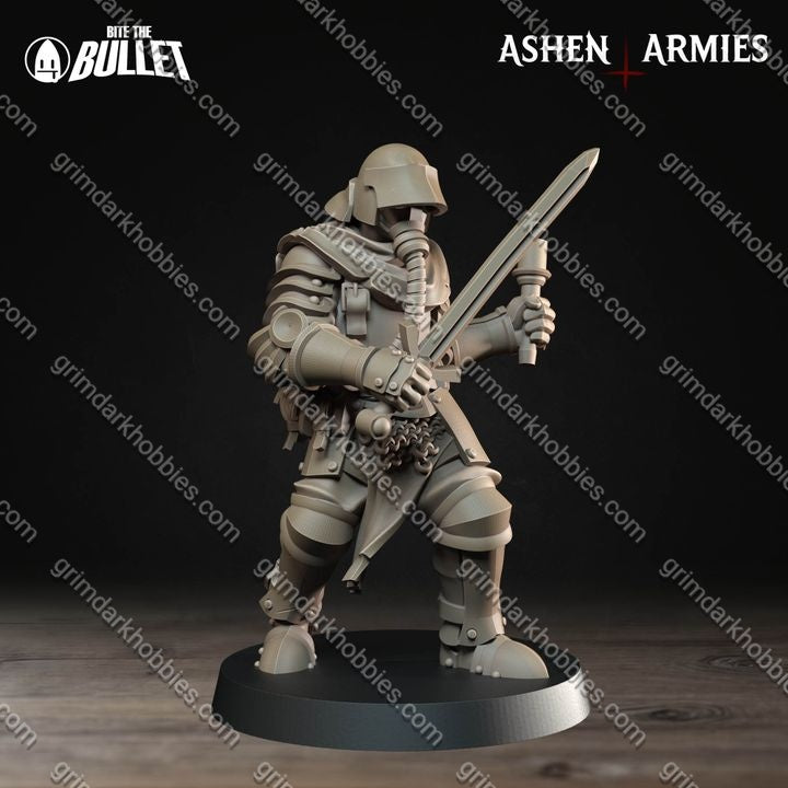 Ashen Armies Sanctified Legion Shocktroopers (4 Models)
 – 32mm Ready-to-Ship 3D Printed Resin Miniatures
