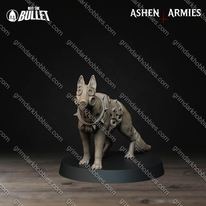 Ashen Armies Sanctified Legion Combat Dogs (4 Models)
 – 32mm Ready-to-Ship 3D Printed Resin Miniatures