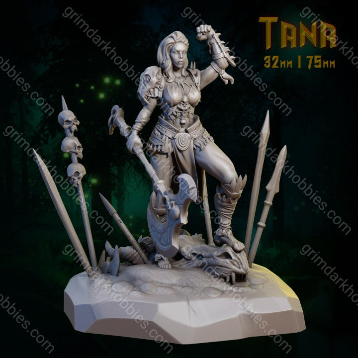 Dungeons & Maidens Tana 32/75mm 3D Resin Miniature