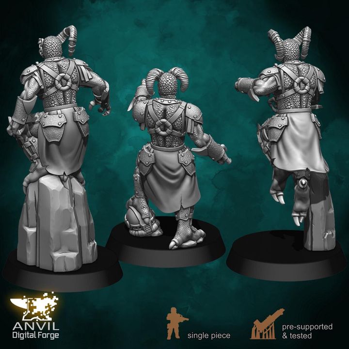 Anvil Hell-Kin Legions 28/32mm 3D Resin Miniatures Single-Piece