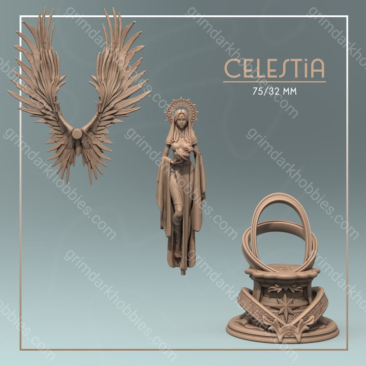 Dungeons & Maidens Celestia 32/75mm 3D Resin Miniature