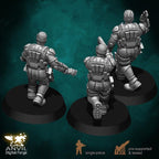 Anvil HiTech Sneaking Suits 28/32mm 3D Resin Miniatures Single-Piece