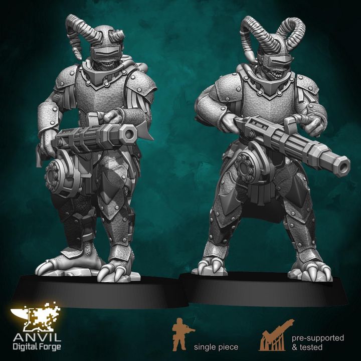Anvil Hell-Kin Legions 28/32mm 3D Resin Miniatures Single-Piece