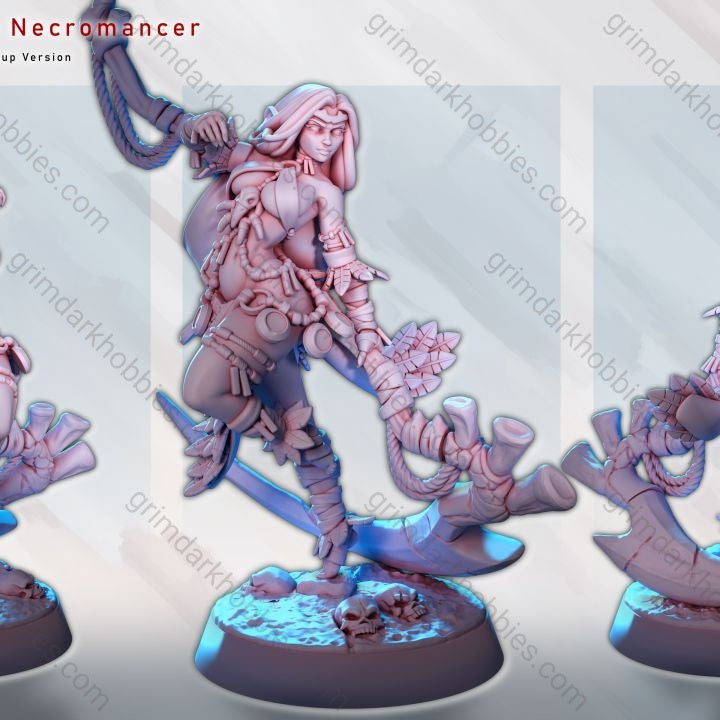 Gaz Minis Neyata Amazon Necromancer 32/55/75mm 3D Printed Resin Miniature