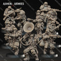 Ashen Armies Hellbound Apostasy Heretic Troopers – 32mm Ready-to-Ship 3D Printed Resin Miniatures