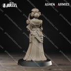Ashen Armies Holy Shogunate Combat Medic
– 32mm Ready-to-Ship 3D Printed Resin Miniature