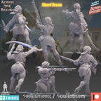 Across the Realms Souliotisses – 32mm 3D Printed Resin Miniature Kit / Model Kit