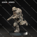 Ashen Armies Hellbound Apostasy Heretic Troopers – 32mm Ready-to-Ship 3D Printed Resin Miniatures