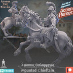 Across the Realms Mounted Chieftan – 32mm Ready-to-Ship 3D Printed Resin Model Kit