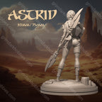 Dungeons & Maidens Astrid 32/75mm 3D Resin Miniature