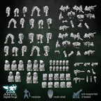 Anvil HiTech Sneaking Suits 28/32mm 3D Resin Miniatures Modular