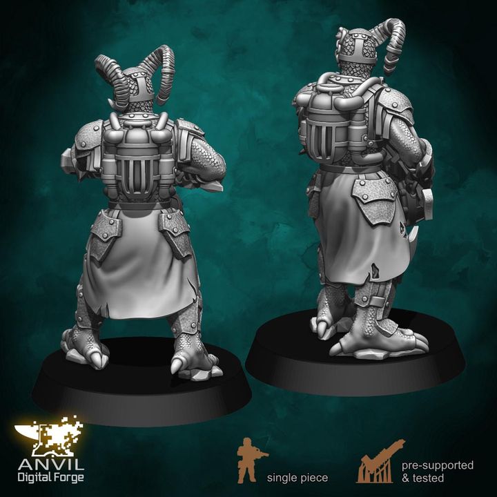 Anvil Hell-Kin Legions 28/32mm 3D Resin Miniatures Single-Piece