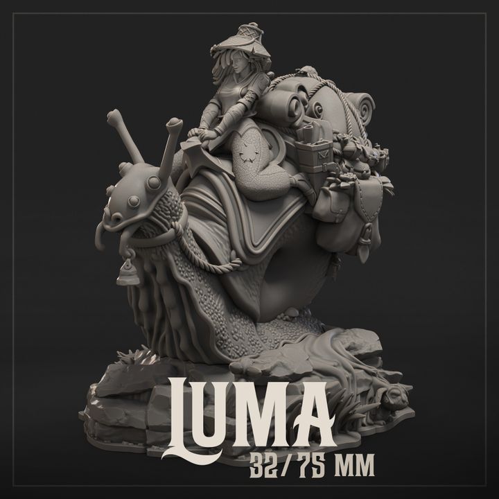 Dungeons & Maidens Luma 32/75mm 3D Resin Miniature