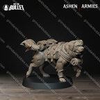 Ashen Armies Sanctified Legion Combat Dogs (4 Models)
 – 32mm Ready-to-Ship 3D Printed Resin Miniatures