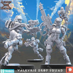 Across the Realms Valkyrie Drop Squad – 32mm Ready-to-Ship 3D Printed Resin Model Kit
