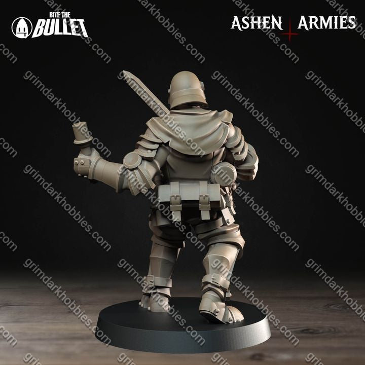 Ashen Armies Sanctified Legion Shocktroopers (4 Models)
 – 32mm Ready-to-Ship 3D Printed Resin Miniatures