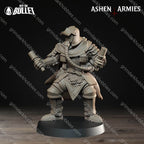 Ashen Armies Sanctified Legion Shocktroopers (4 Models)
 – 32mm Ready-to-Ship 3D Printed Resin Miniatures