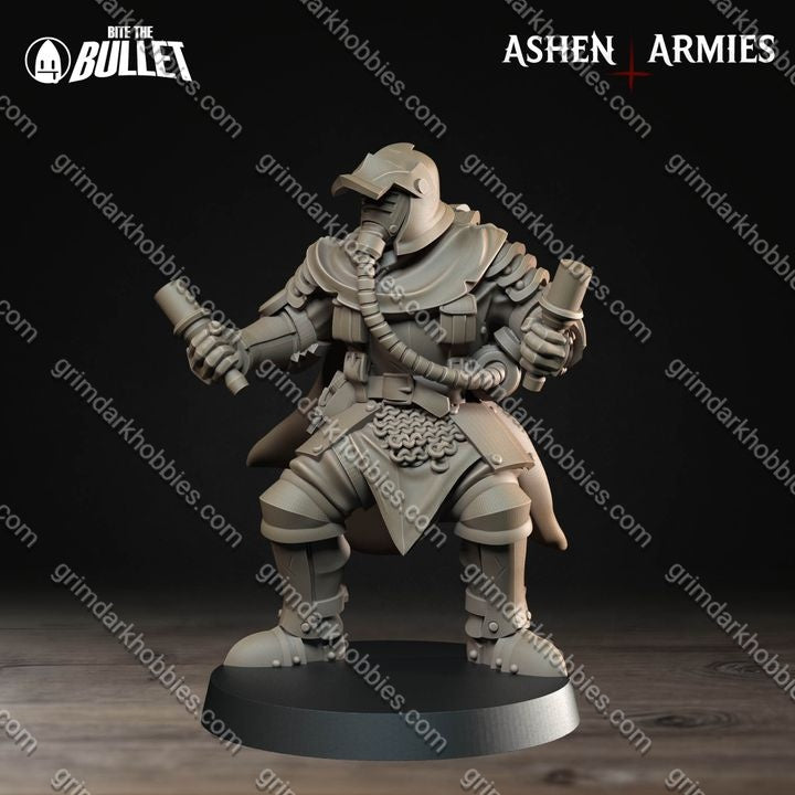 Ashen Armies Sanctified Legion Shocktroopers (4 Models)
 – 32mm Ready-to-Ship 3D Printed Resin Miniatures