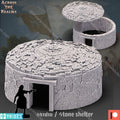 Across the Realms Stone Shelter – 32mm Print-to-Order 3D Printed Resin Model Kit
