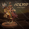 Dungeons & Maidens Astrid on Mount 32/75mm 3D Resin Miniature
