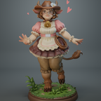 Dungeons & Maidens Daisybell 32/75mm 3D Resin Miniature