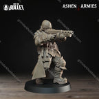Ashen Armies Sanctified Legion Yeomen (4 Models)
 – 32mm Ready-to-Ship 3D Printed Resin Miniature