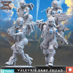 Across the Realms Valkyrie Drop Squad – 32mm Ready-to-Ship 3D Printed Resin Model Kit