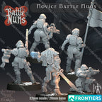 Across the Realms Battle Nun Novices – 32mm Ready-to-Ship 3D Printed Resin Model Kit
