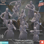 Across the Realms Klefts and Armatoloi – 32mm Ready-to-Ship 3D Printed Resin Model Kit