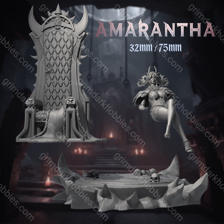 Dungeons & Maidens Amarantha 32/75mm 3D Resin Miniature