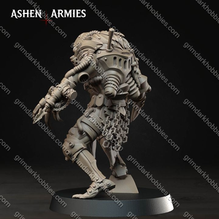Ashen Armies Hellbound Apostasy Death Commando – 32mm Ready-to-Ship 3D Printed Resin Miniature